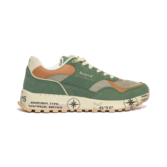AVIREX STAR001 GREEN Sneakers Uomo 