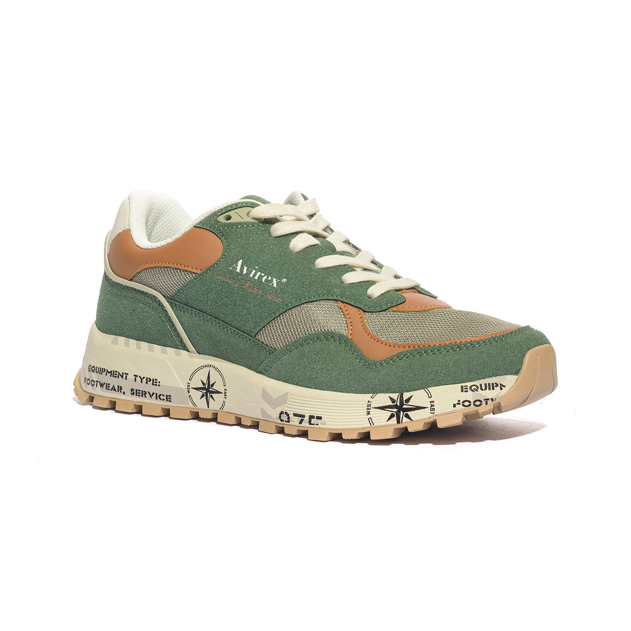 AVIREX STAR001 GREEN Sneakers Uomo 