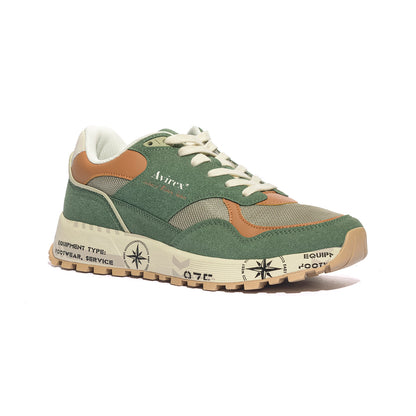 AVIREX STAR001 GREEN Sneakers Uomo 