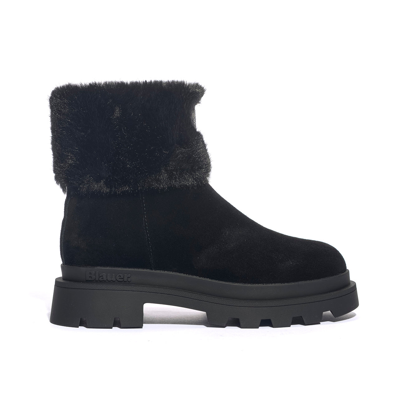 BLAUER F5KIMMEL10 BLACK Stivaletti Donna 