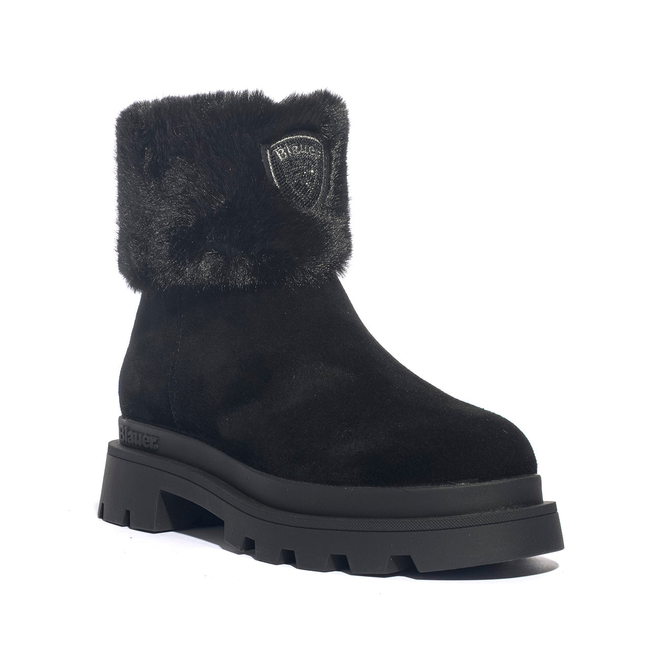 BLAUER F5KIMMEL10 BLACK Stivaletti Donna 