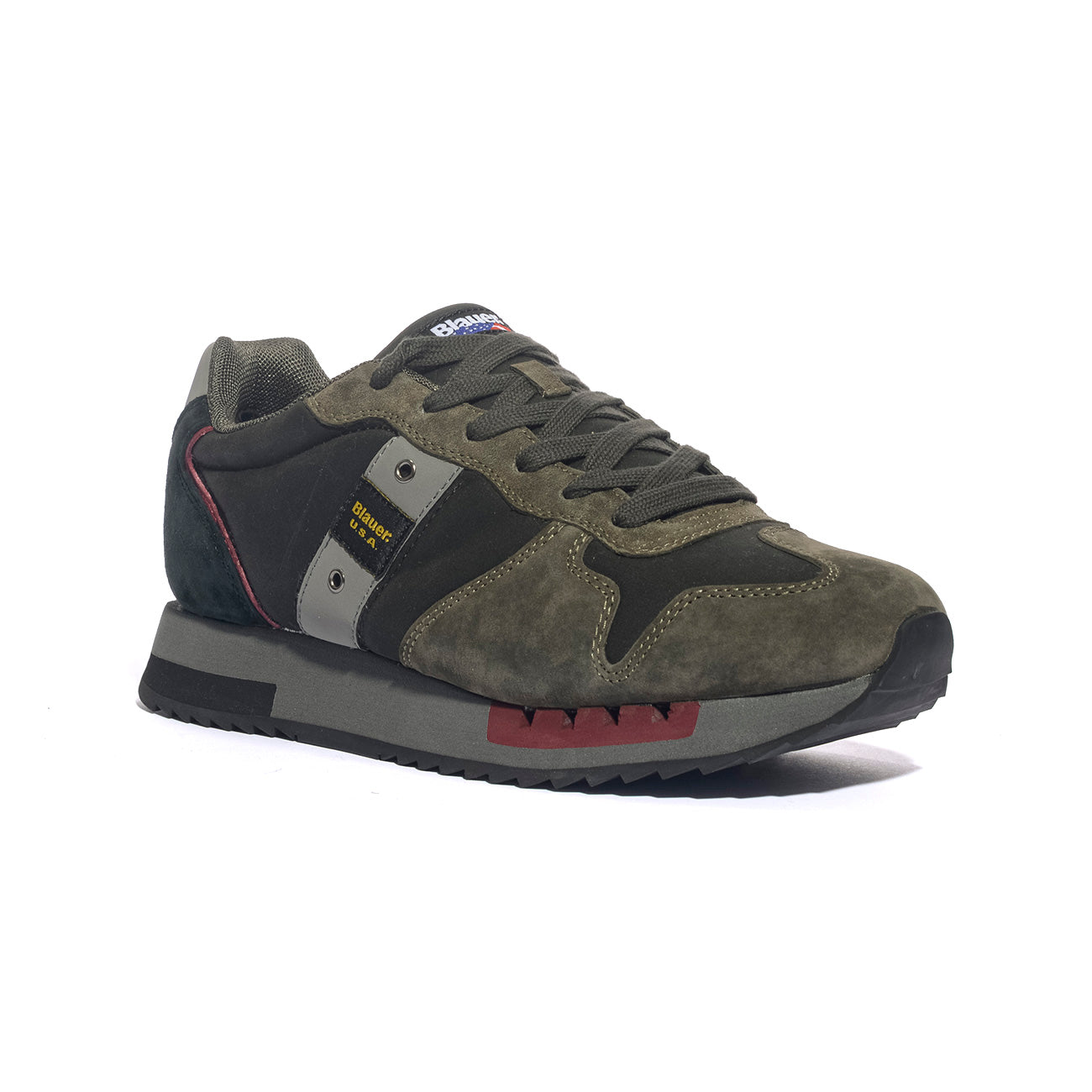 BLAUER F5QUEENS01 BLACK MILITARY Sneakers Uomo 