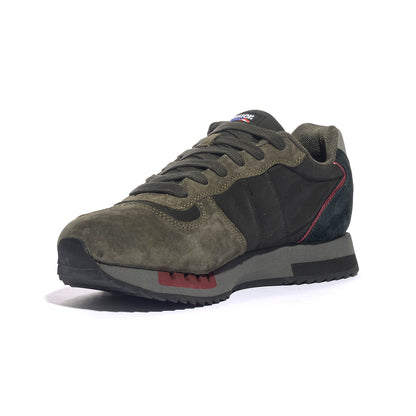 BLAUER F5QUEENS01 BLACK MILITARY Sneakers Uomo 