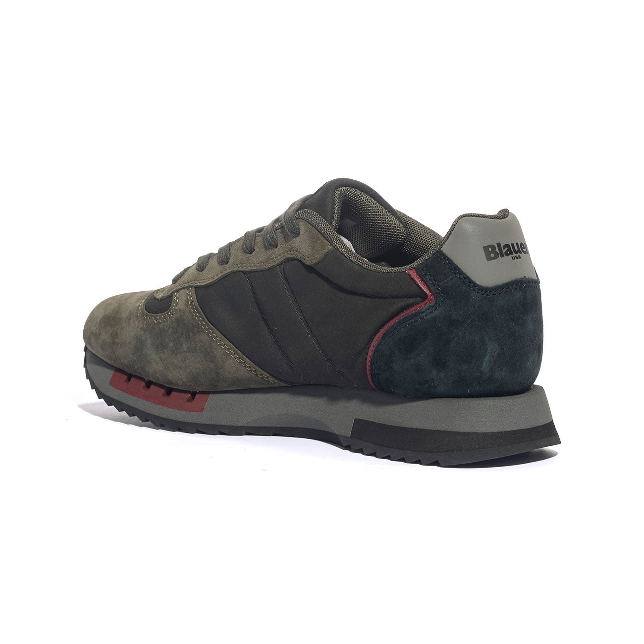 BLAUER F5QUEENS01 BLACK MILITARY Sneakers Uomo 