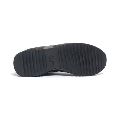 BLAUER F5QUEENS01 BLACK MILITARY Sneakers Uomo 