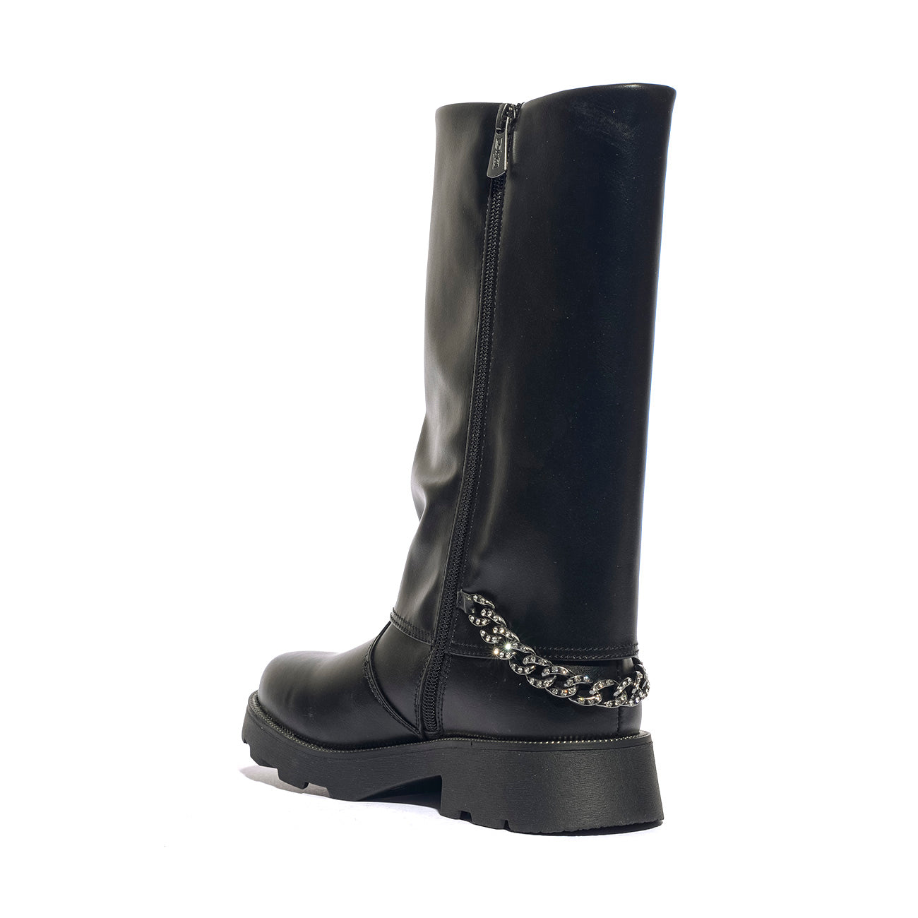 CULT T369 BLACK Anfibi Bambina 