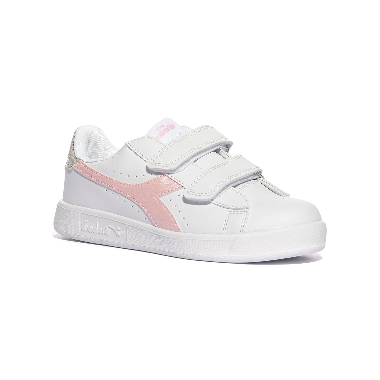DIADORA 101182615 WHITE PINK LADY Sneakers Bambina 