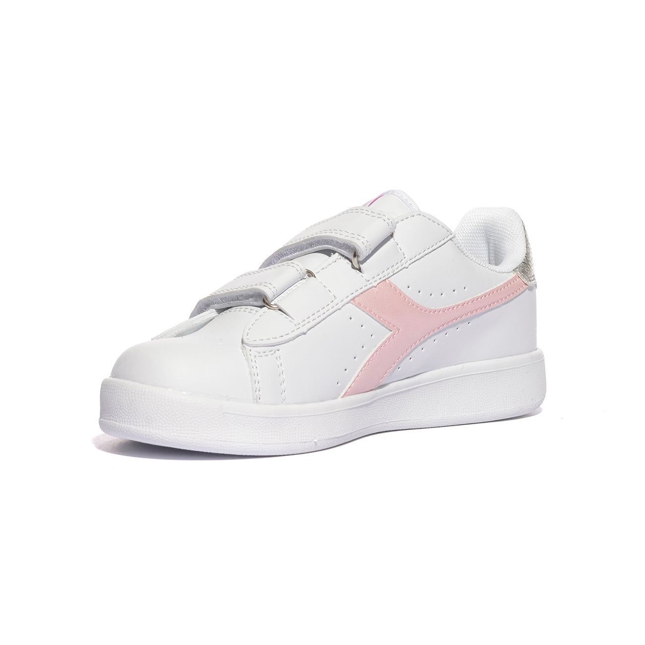 DIADORA 101182615 WHITE PINK LADY Sneakers Bambina 