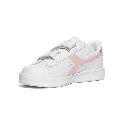 DIADORA 101182615 WHITE PINK LADY Sneakers Bambina 