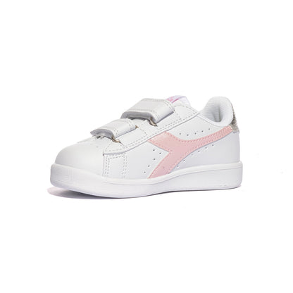 DIADORA 101182616 WHITE PINK LADY Sneakers Bambina 