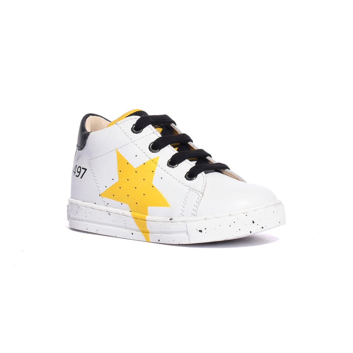 FALCOTTO 0012015331.01.2N15 WHITE YELLOW BLACK Sneakers Bambino 