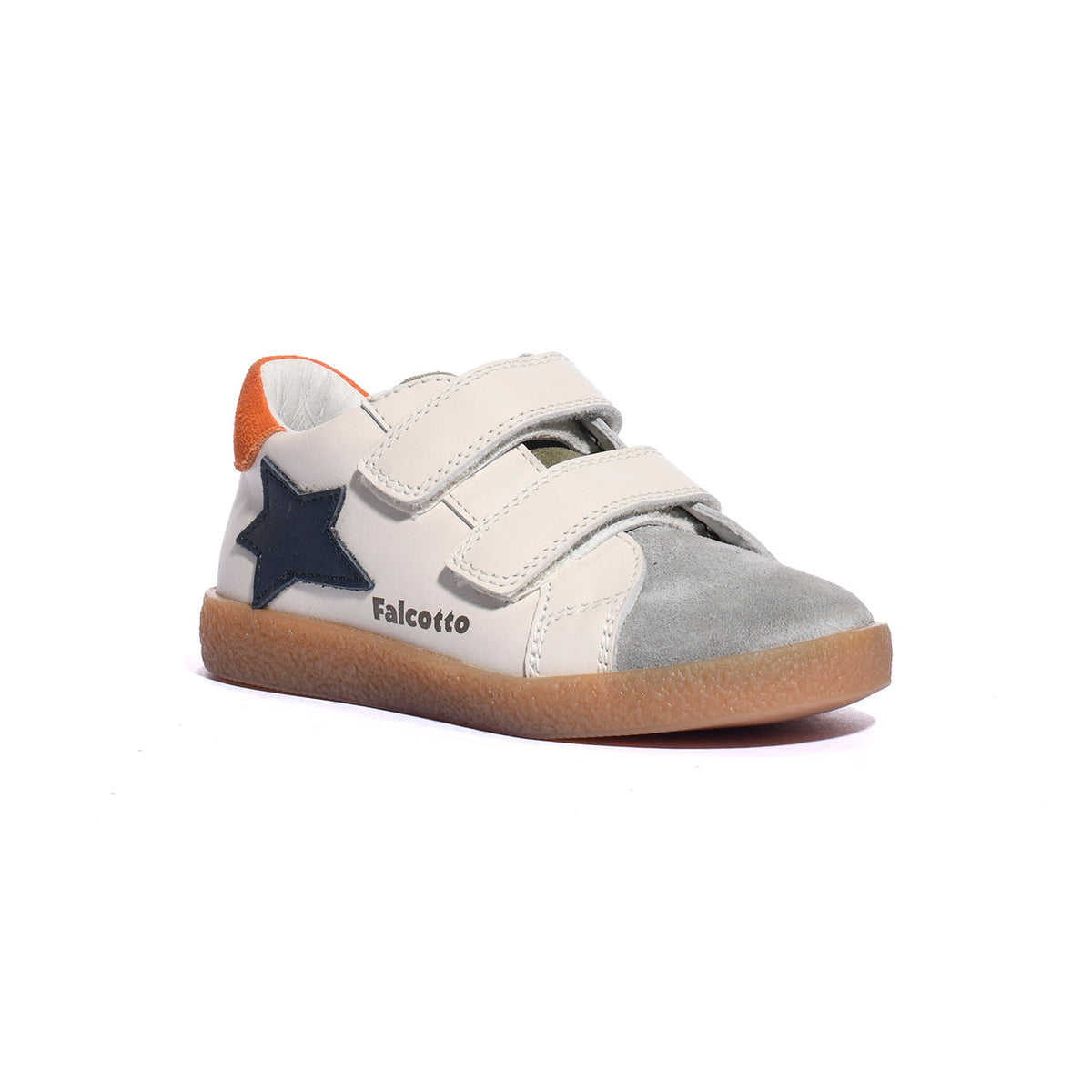 FALCOTTO 0012016752.01.3B12 GREY MILK ORANGE Sneakers Bambino 