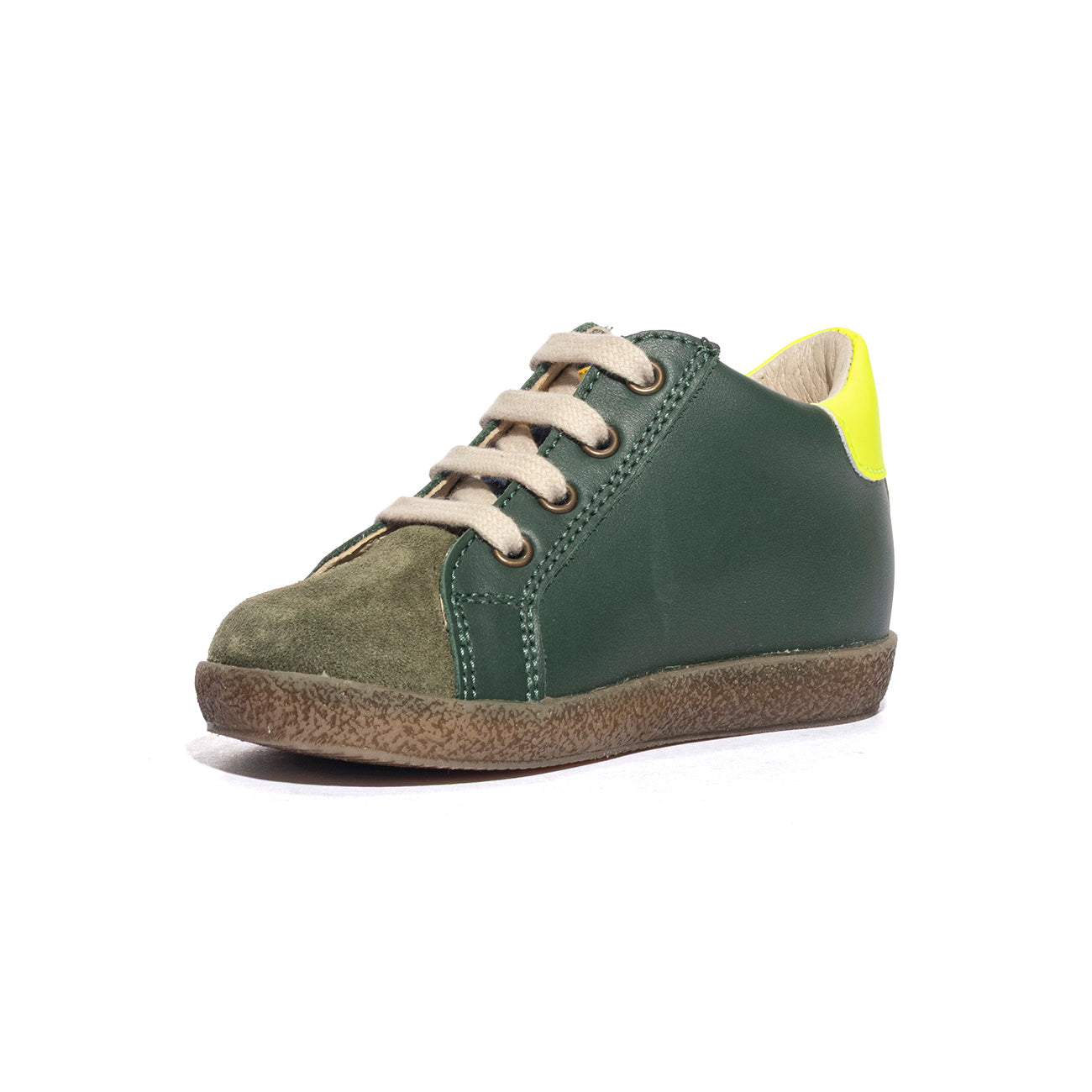 FALCOTTO 0012017150.01.2F25 MILITARY GREEN YELLOW Sneakers Bambino 
