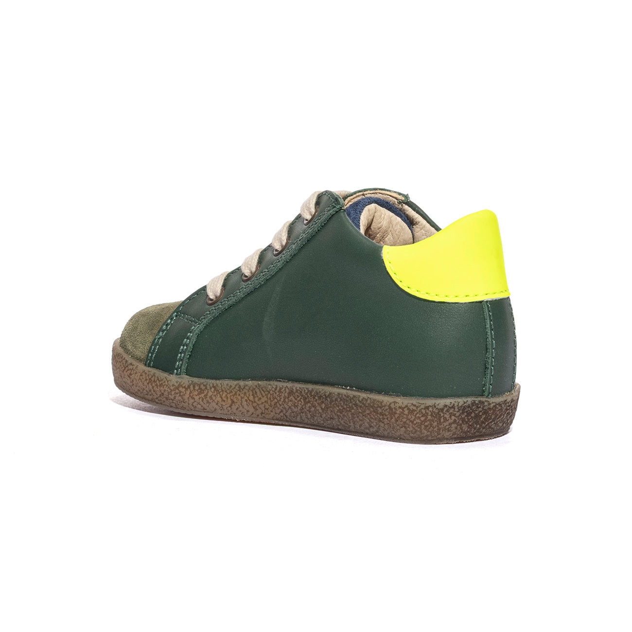FALCOTTO 0012017150.01.2F25 MILITARY GREEN YELLOW Sneakers Bambino 