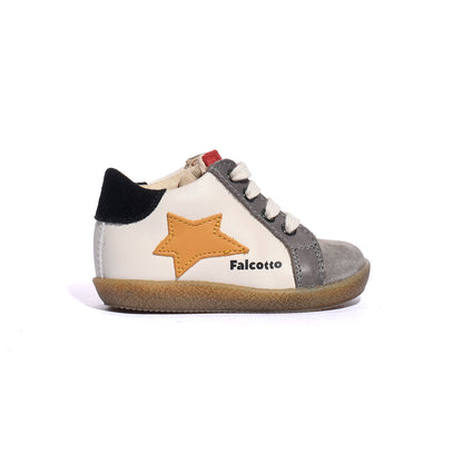 FALCOTTO 0012017150.D1.3B28 GREY MILK ZUCCA Sneakers Bambino 