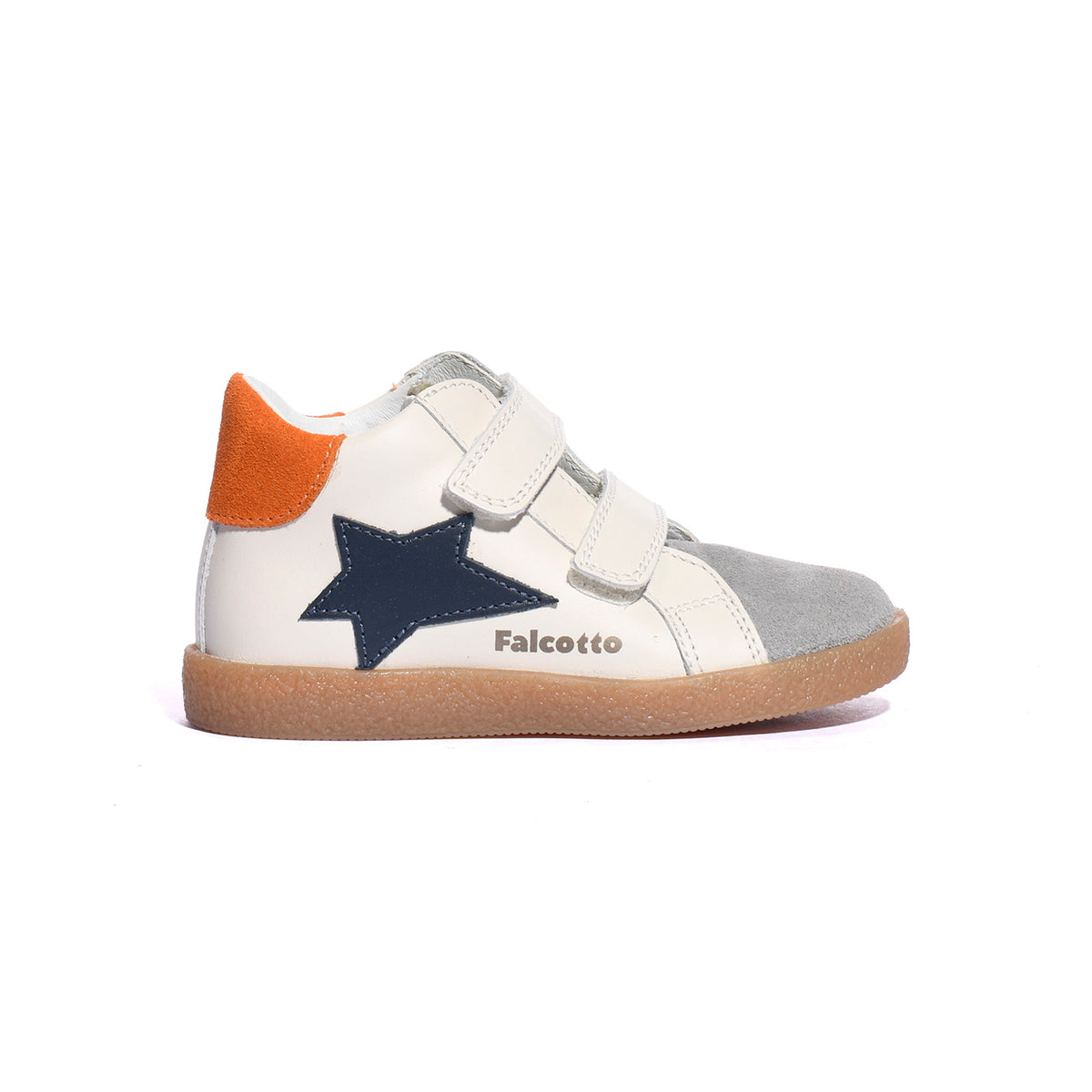 FALCOTTO 0012017157.01.3B12 GREY MILK ORANGE Sneakers Bambino 