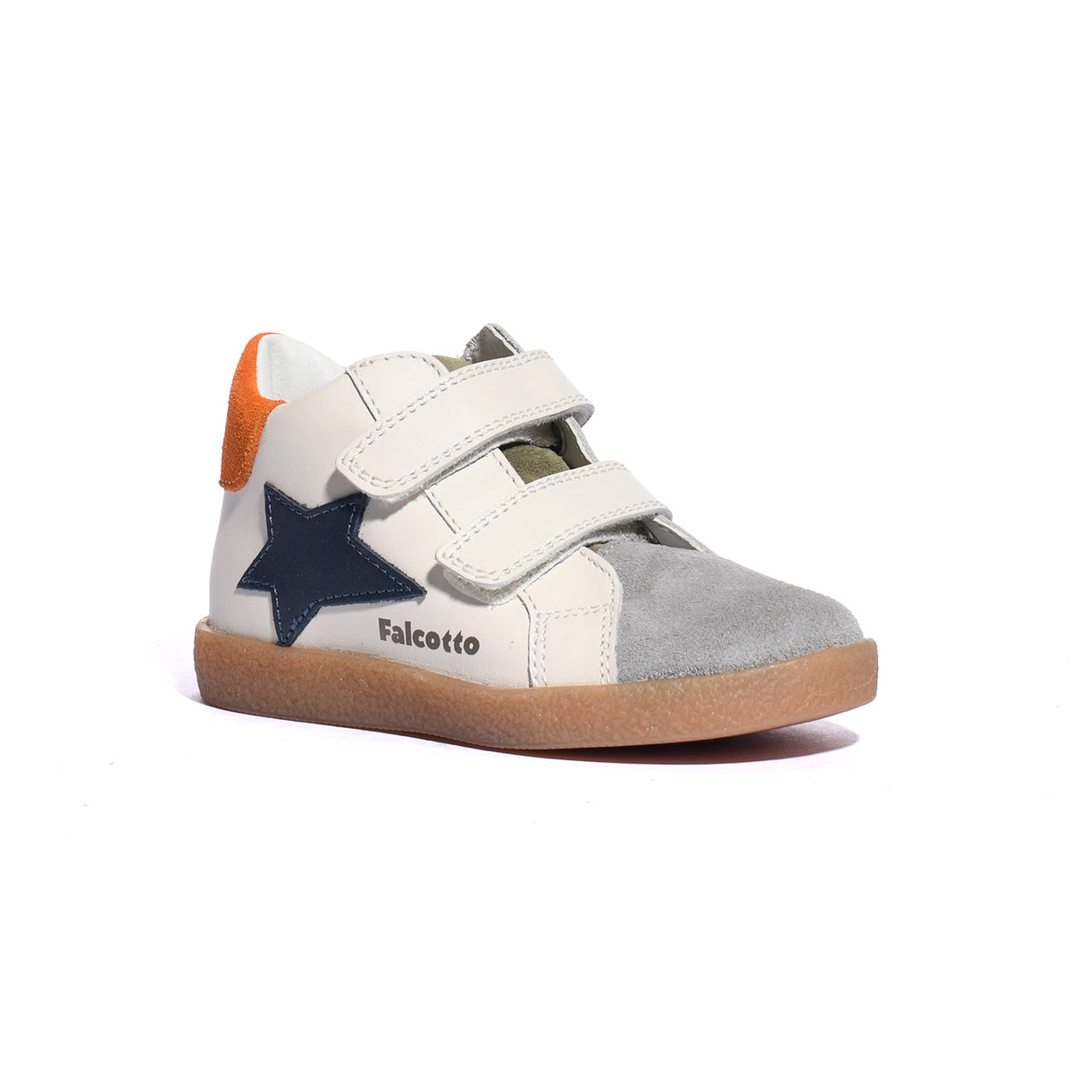 FALCOTTO 0012017157.01.3B12 GREY MILK ORANGE Sneakers Bambino 