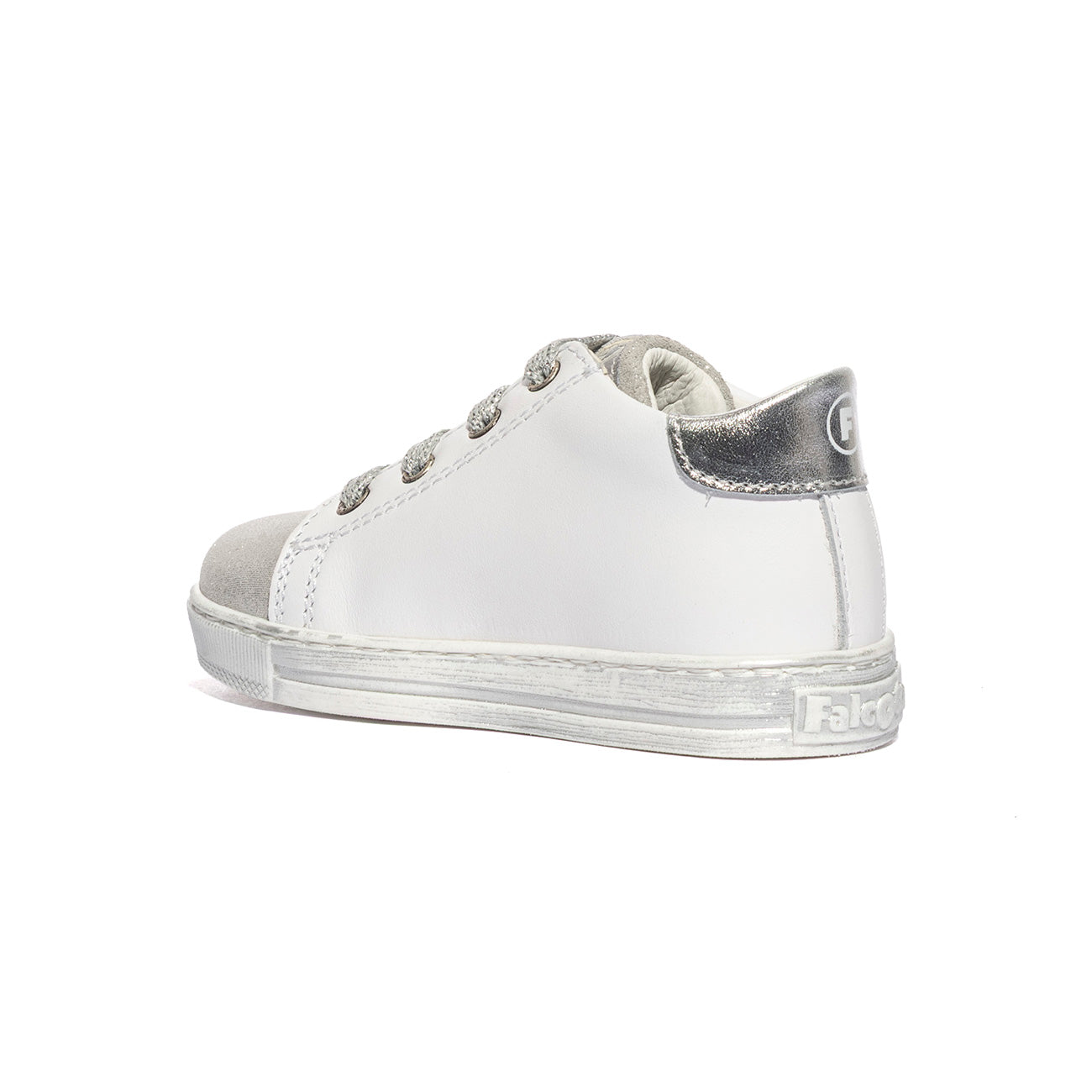 FALCOTTO 0012018099.02.1N38 WHITE SILVER Sneakers Bambina 