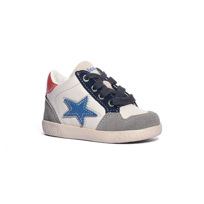 FALCOTTO 0012018771.01.2B01 GREY MILK NAVY Sneakers Bambino 
