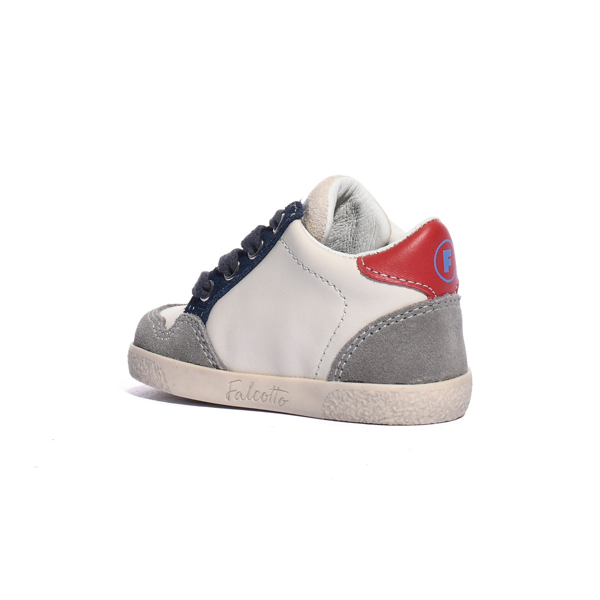 FALCOTTO 0012018771.01.2B01 GREY MILK NAVY Sneakers Bambino 