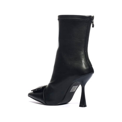 FERRE' F491 BLACK Stivaletti Donna 