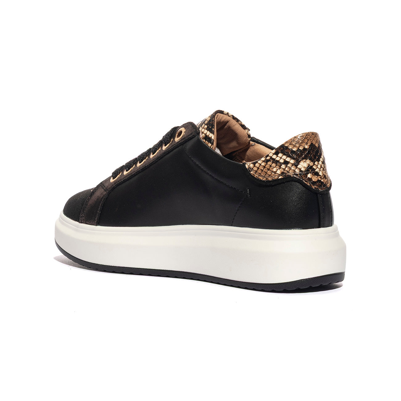 FERRE' F441 BLACK BEIGE Sneakers Donna 