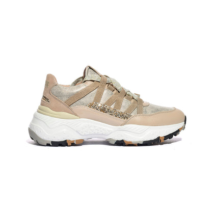 FERRE' F450 BEIGE PLATINO Sneakers Donna 