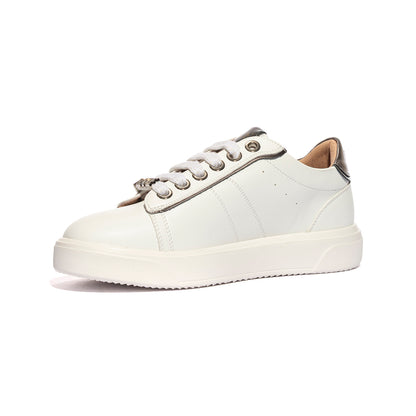 FERRE' F560 WHITE C.FUCILE SILVER Sneakers Donna 