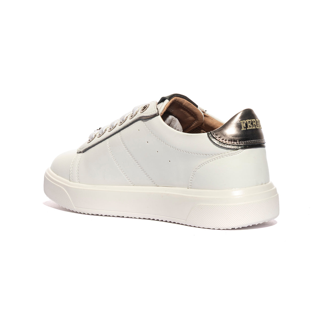 FERRE' F560 WHITE C.FUCILE SILVER Sneakers Donna 