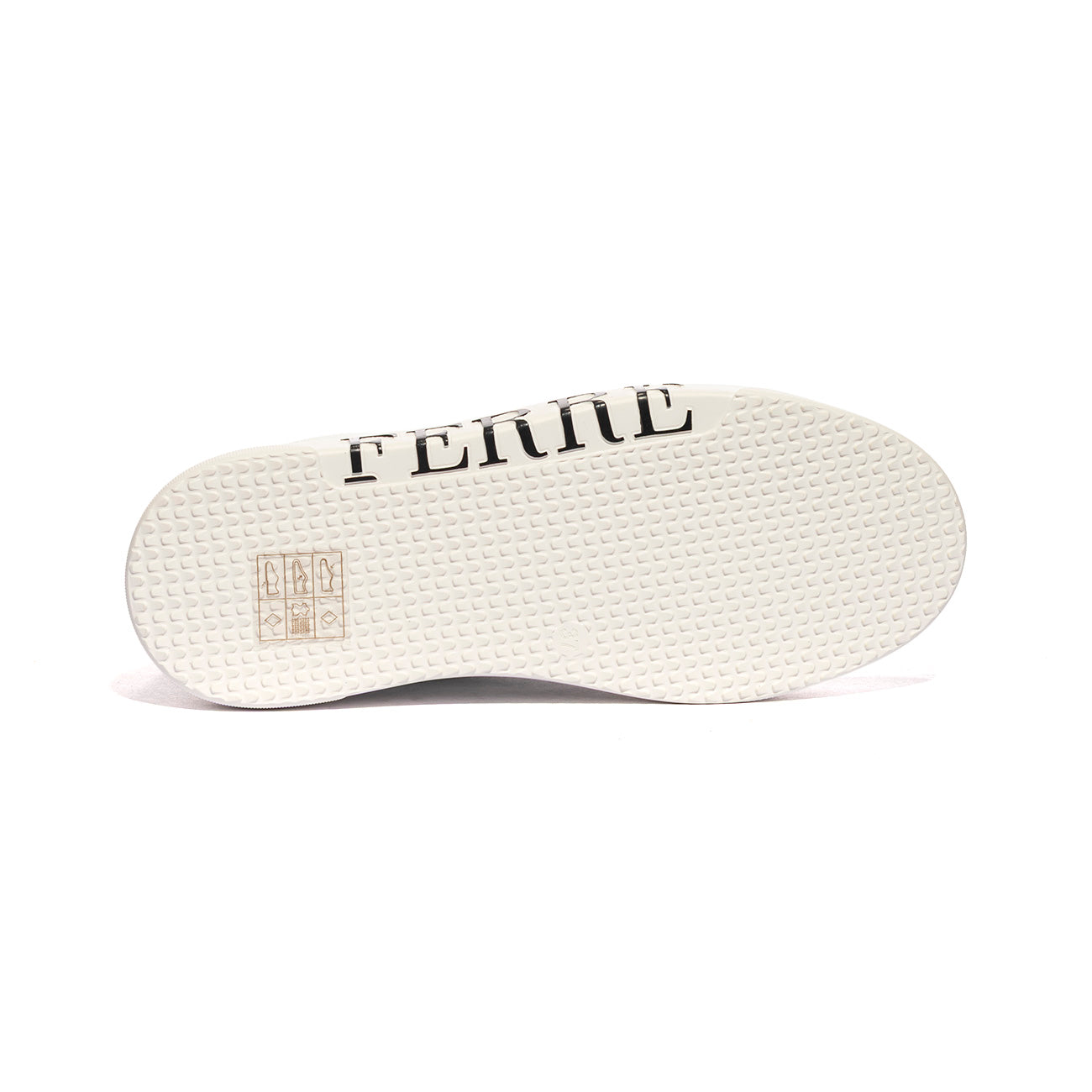 FERRE' F560 WHITE C.FUCILE SILVER Sneakers Donna 