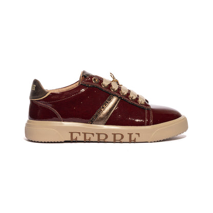 FERRE' F562 BORDO Sneakers Donna 