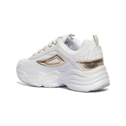 FILA FFW0586 White-Gold Sneakers Donna 