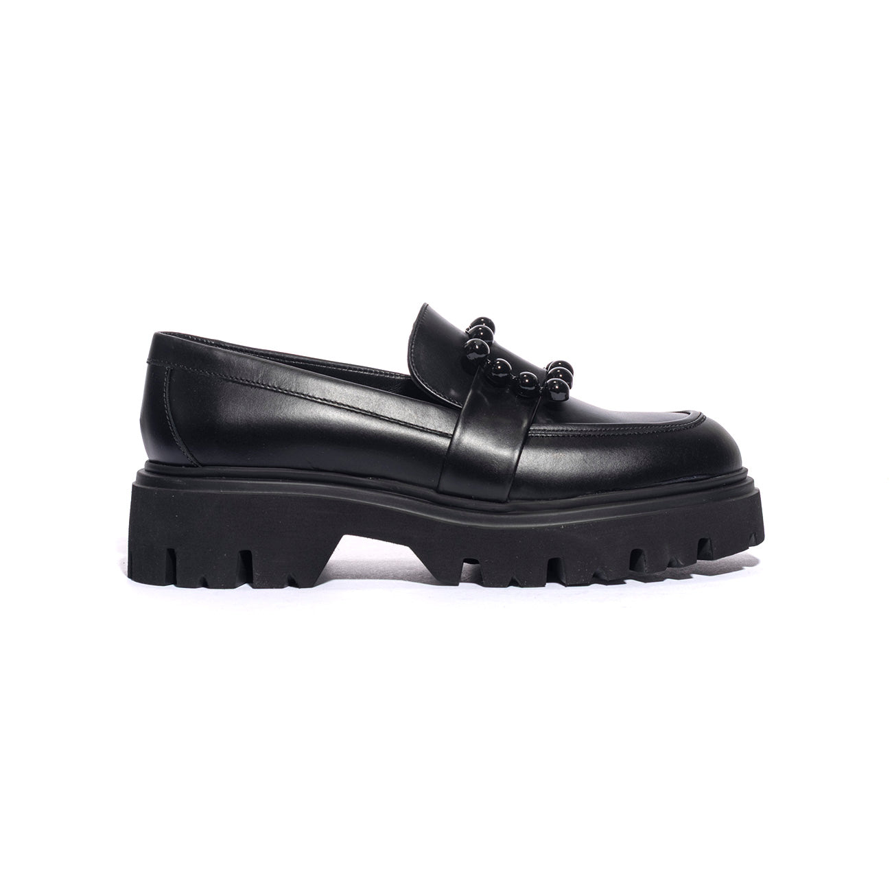 FRAU 85L2 NERO Mocassini Donna 