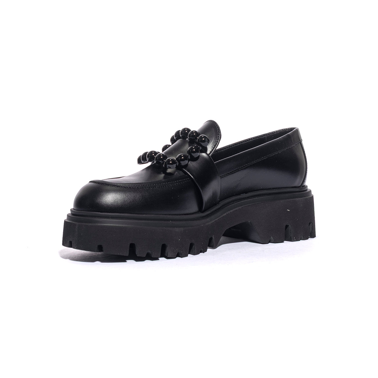 FRAU 85L2 NERO Mocassini Donna 