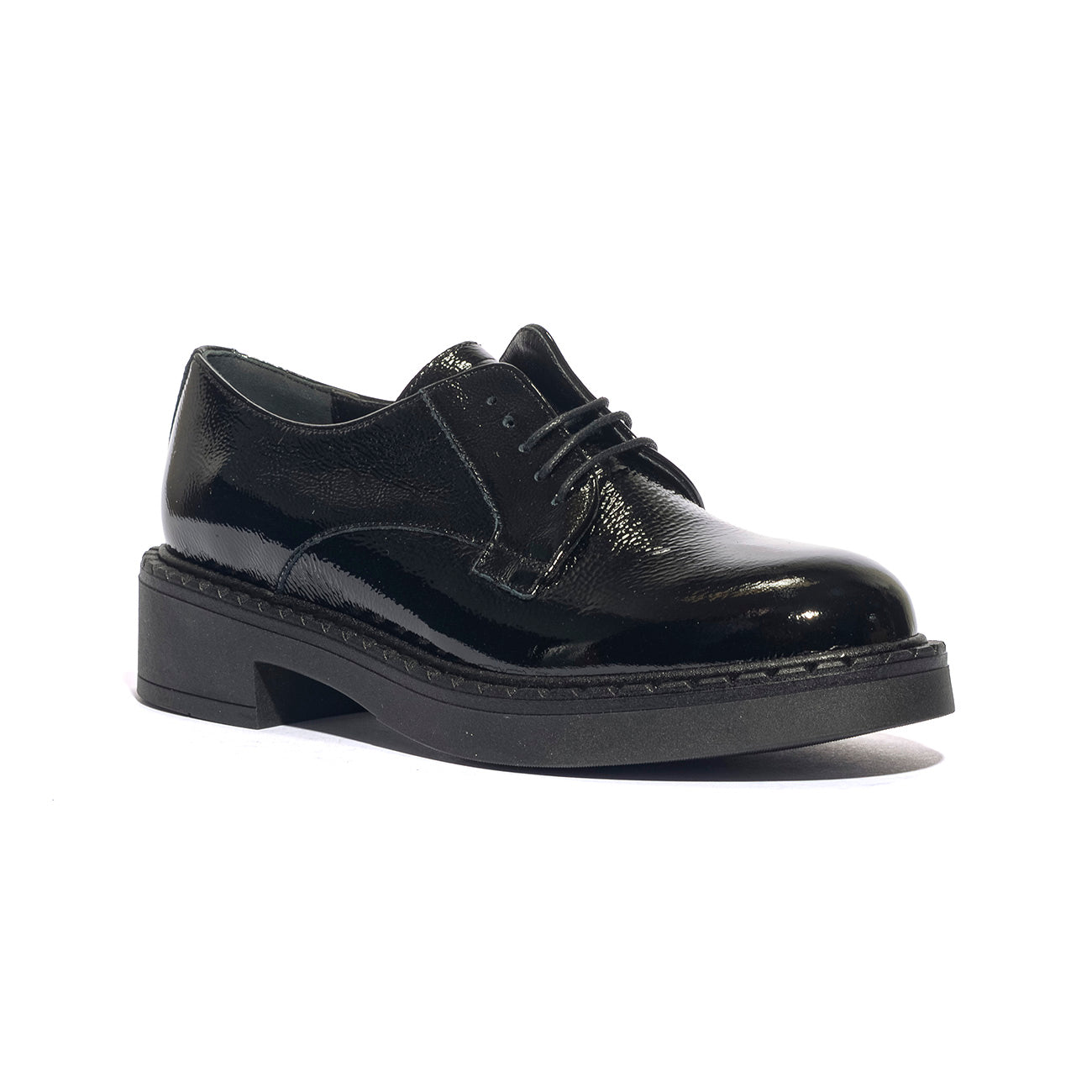 FRAU 97U1 NERO Stringate Donna 