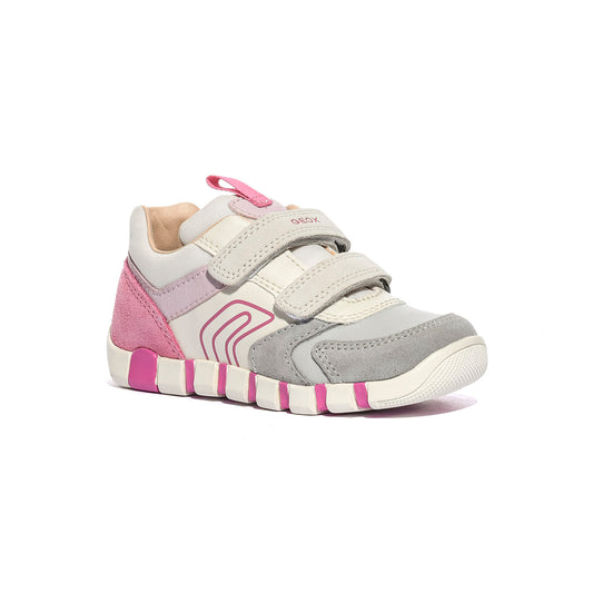 GEOX B3558C 05422 GREY FUCHSIA         C0874 Sneakers Bambina 
