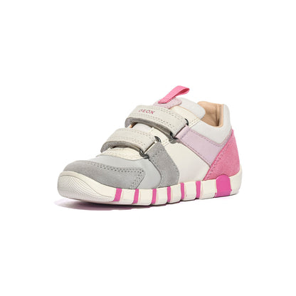 GEOX B3558C 05422 GREY FUCHSIA         C0874 Sneakers Bambina 