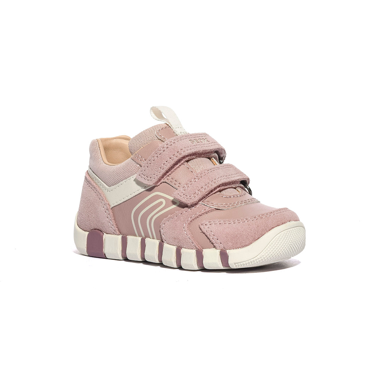 GEOX B3558C 05422 OLD ROSE IVORY       C8047 Sneakers Bambina 