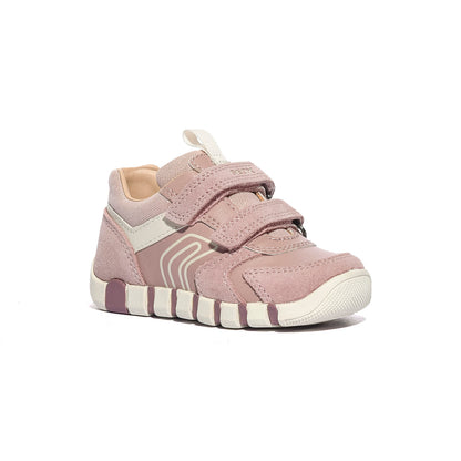 GEOX B3558C 05422 OLD ROSE IVORY       C8047 Sneakers Bambina 