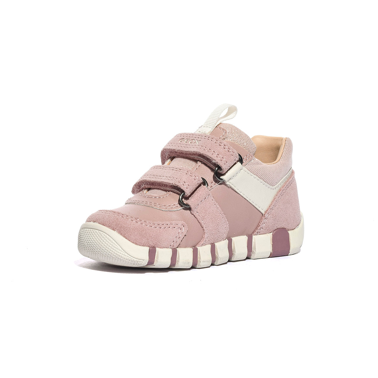 GEOX B3558C 05422 OLD ROSE IVORY       C8047 Sneakers Bambina 