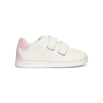 GEOX B365MA 000BC WHITE LT PINK        C0814 Sneakers Bambina 