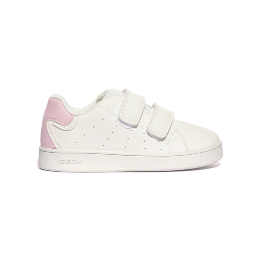 GEOX B365MA 000BC WHITE LT PINK        C0814 Sneakers Bambina 