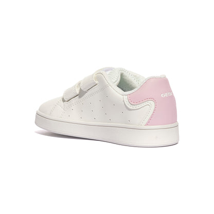 GEOX B365MA 000BC WHITE LT PINK        C0814 Sneakers Bambina 