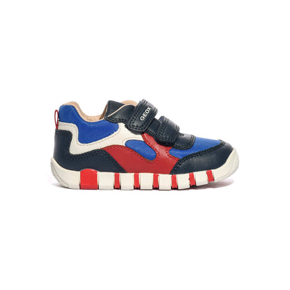 GEOX B5655A 054FU NAVY RED  C0735 Sneakers Bambino 