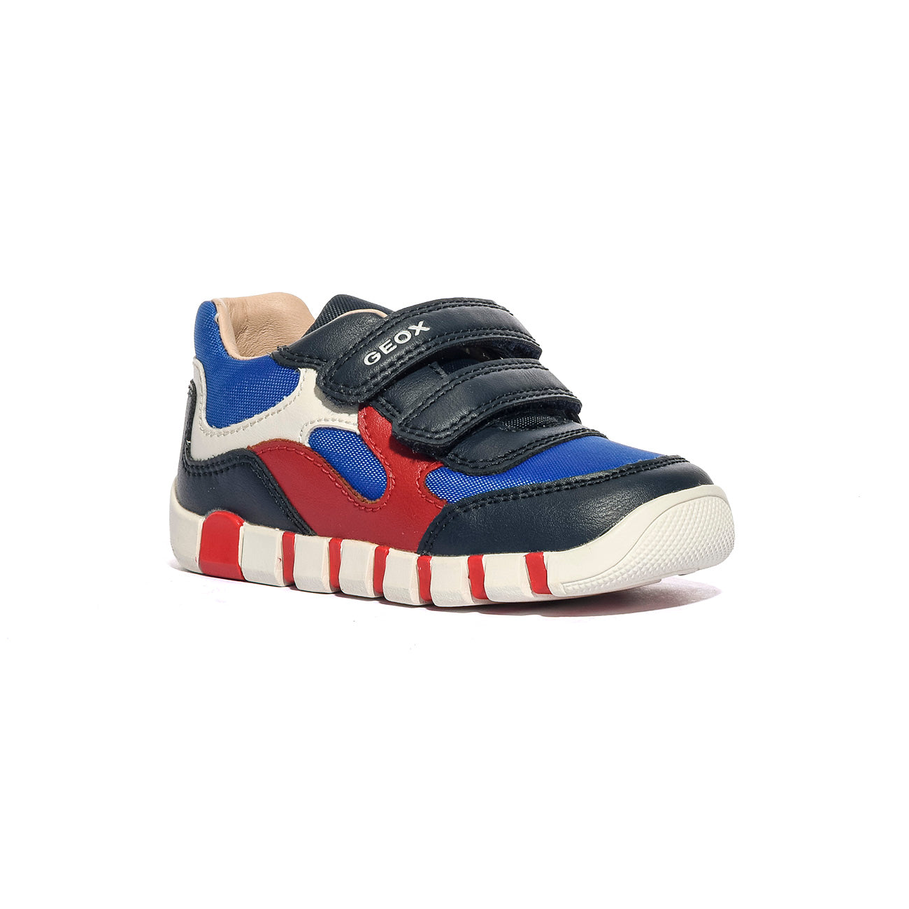 GEOX B5655A 054FU NAVY RED  C0735 Sneakers Bambino 