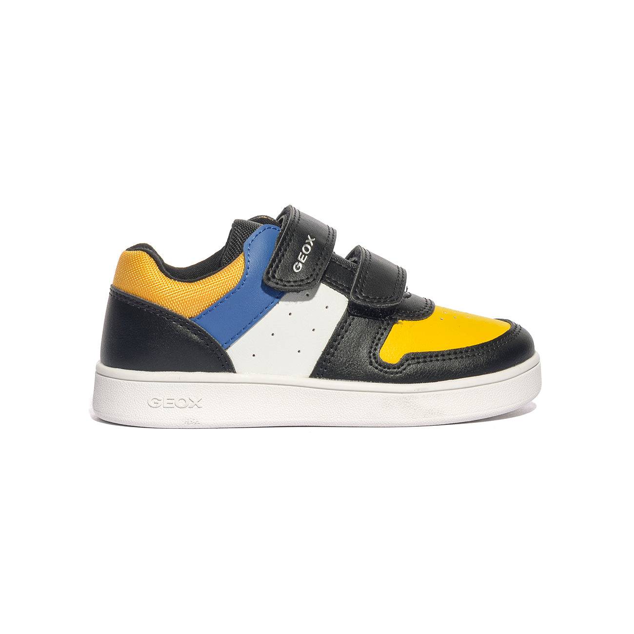 GEOX B565LA 000BC BLACK DK YELLOW      C9241 Sneakers Bambino 