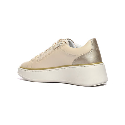 GEOX D55YHA 054AJ PAPYRUS LT GOLD      C1S2L Sneakers Donna 