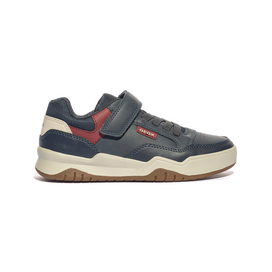 GEOX J367RE 0MEFU NAVY DK RED  C4244 Sneakers Bambino 