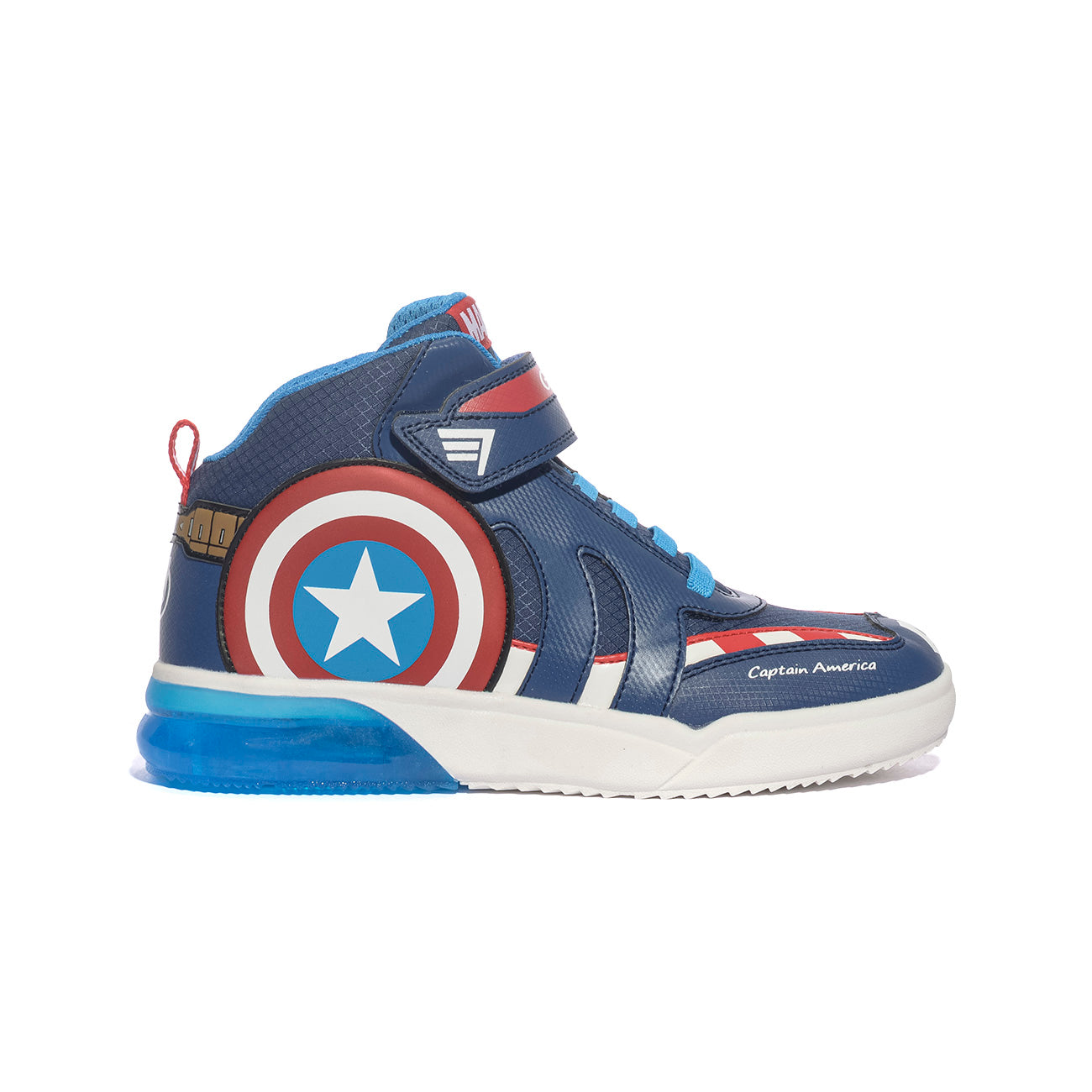 GEOX J369YC 0FU50 NAVY RED  C0735 Sneakers Bambino 
