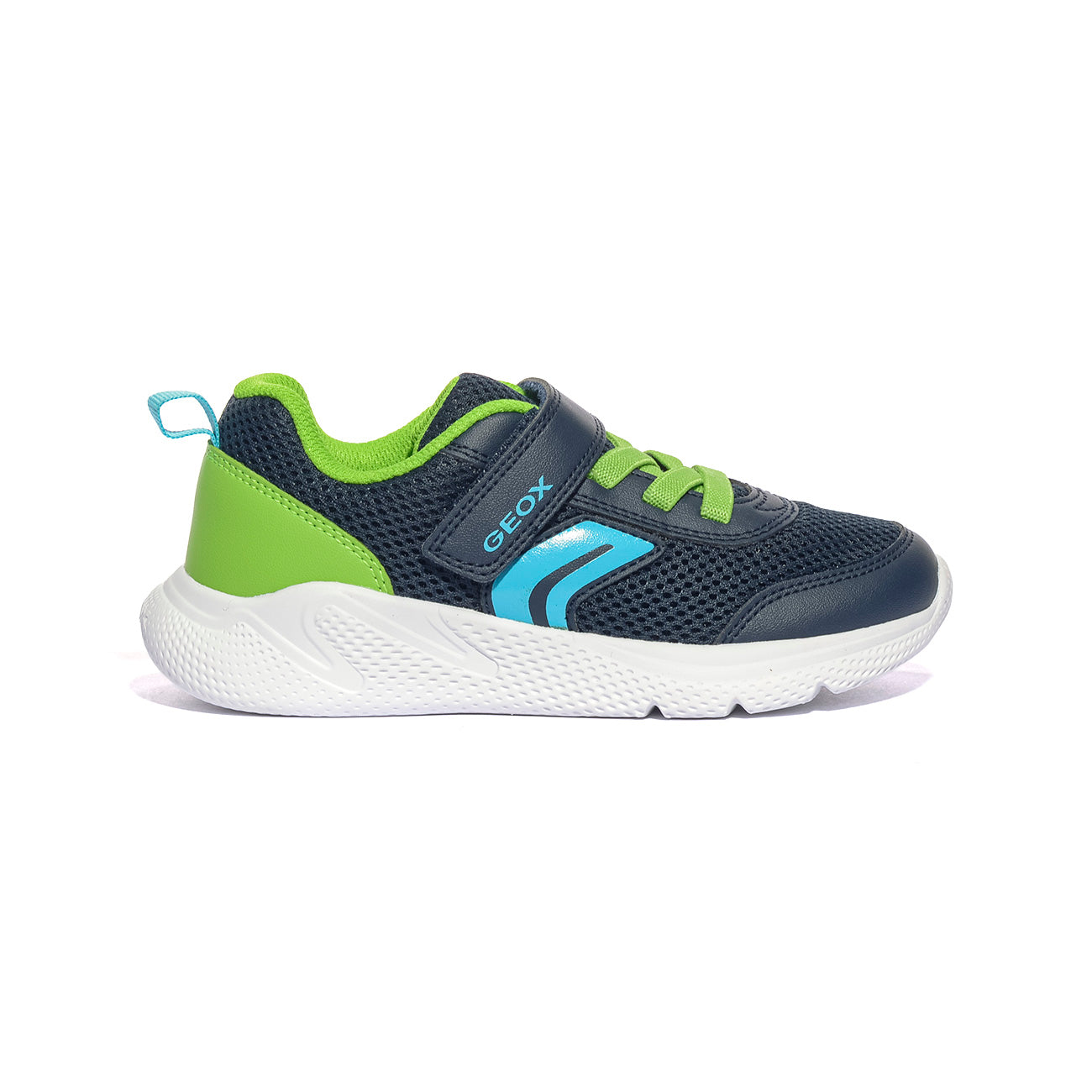 GEOX J36GBA NAVY LIME  C0749 Sneakers Bambino 